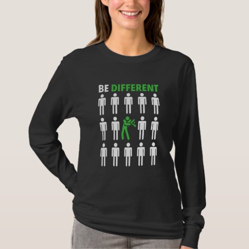 Be Different Violin Player Violinist Musician T_Shirt