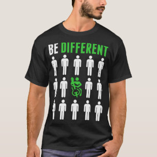Be Different Violon Cello Player Musician Tshirt