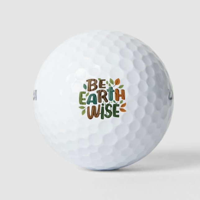 Be Earth Wise Golf Balls (Front)