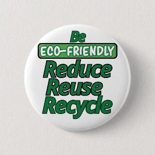 Be Ecofriendly Button