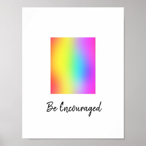 Be Encouraged Poster