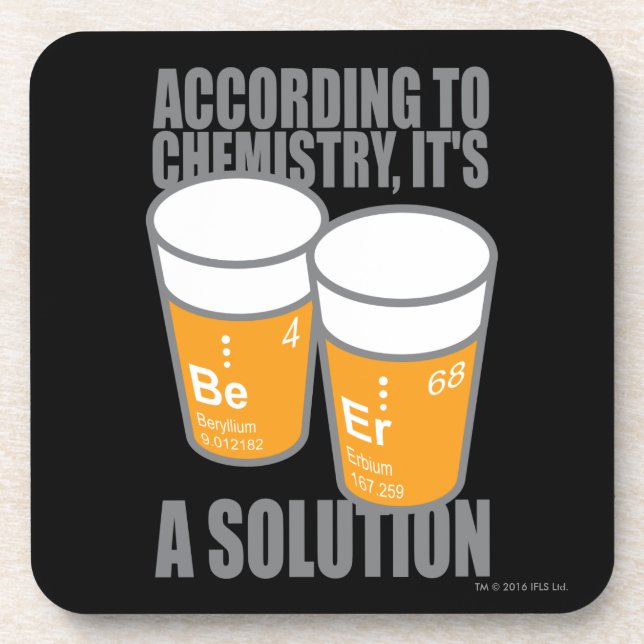 BE-ER DRINK COASTER (Front)
