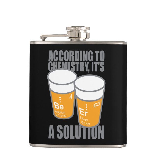 BE-ER HIP FLASK (Front)