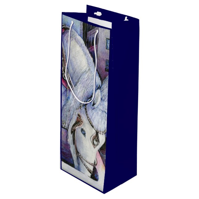 Be Far More Annoying Next Time Wine Gift Bag (Front Angled)