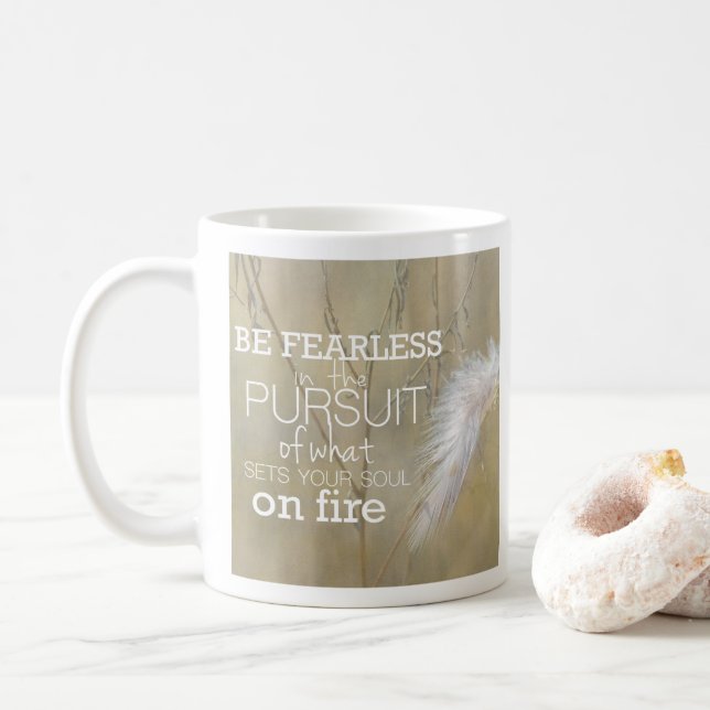 Be Fearless Coffee Mug (With Donut)