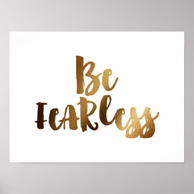 Be Fearless Poster (Front)