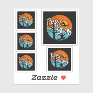 Be Fierce, Be Strong Women's Gymnastics Sticker