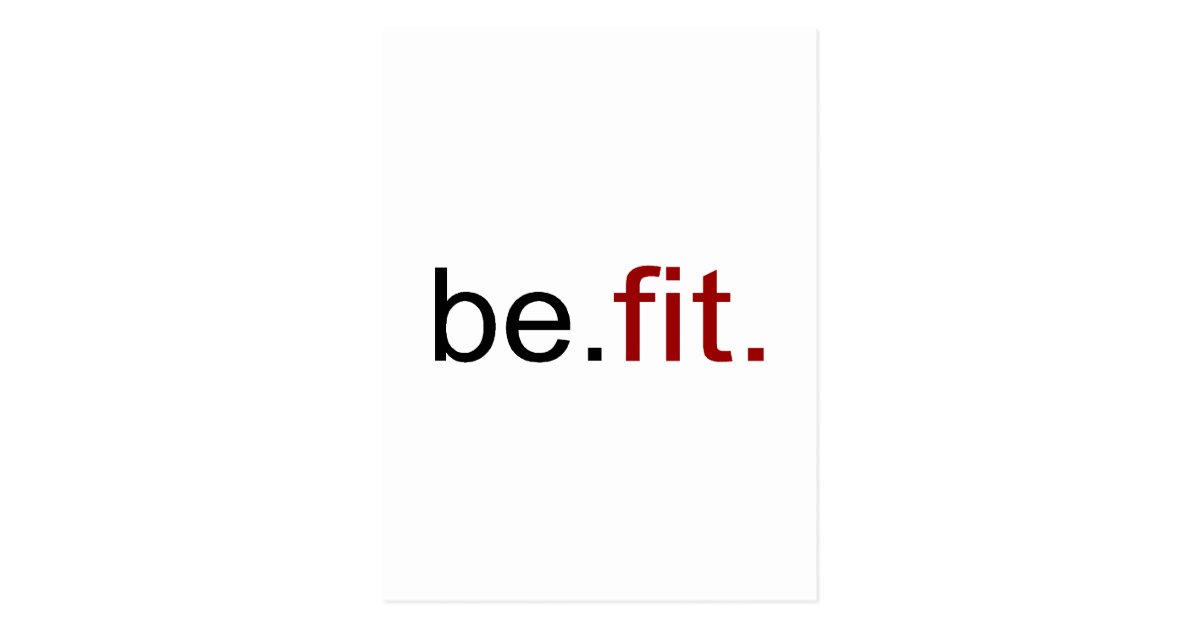 be fit postcard