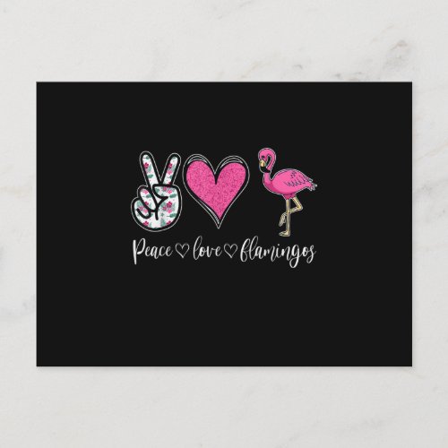 Be flamazing amazing flamingo love flamingos peace postcard