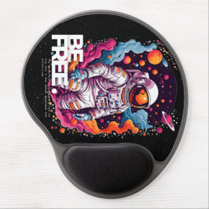 BE FREE Astronaut design Gel Mouse Pad