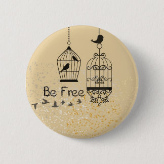 Be Free Bird Collection Stuff Button