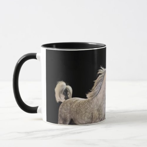 be free horse collection arabian grey mug