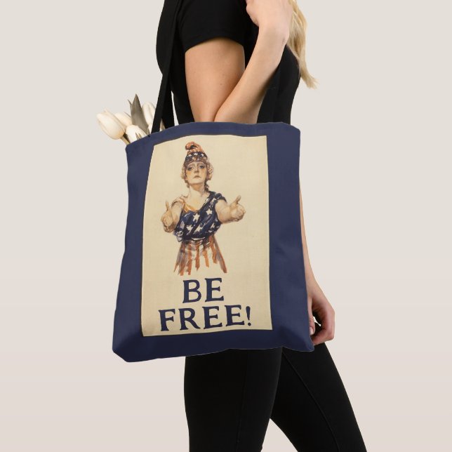 Be Free! Tote Bag (Close Up)