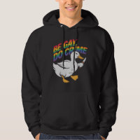 Be Gay Do Crime Funny Goose Rainbow Pride LGBTQ