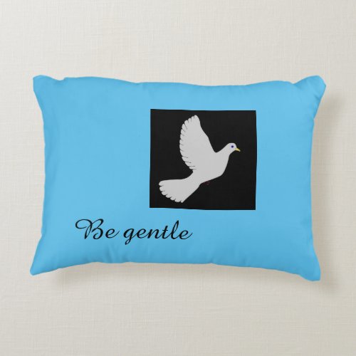 Be gentle Throw Pillow