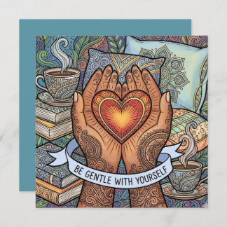 Be Gentle With Yourself Personalized Card