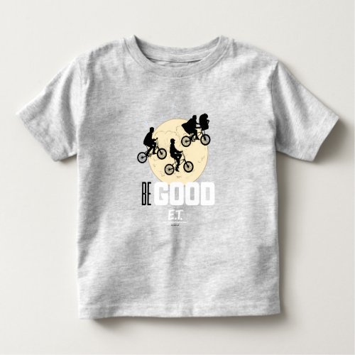 Be Good Flying Bicycles Over Moon Graphic Toddler T_shirt