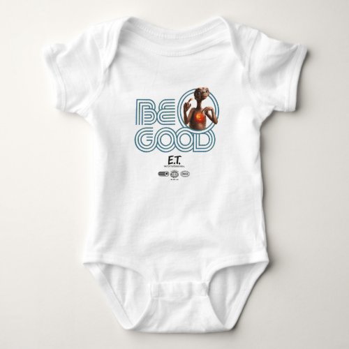 Be Good Retro Type ET Graphic Baby Bodysuit