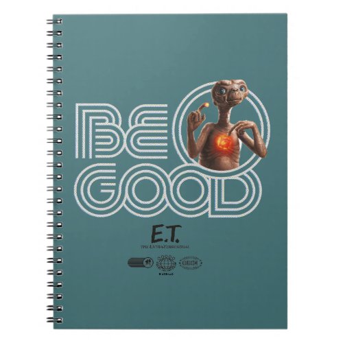 Be Good Retro Type ET Graphic Notebook