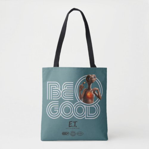 Be Good Retro Type ET Graphic Tote Bag