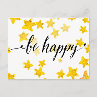 Be Happy 3 Postcard