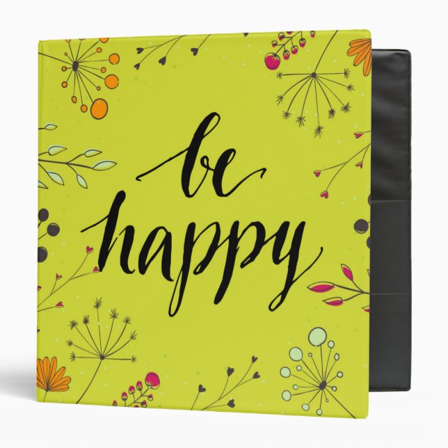 Be Happy 5 Binder (Front/Inside)