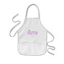 Be Happy - A Positive Word Adult Apron