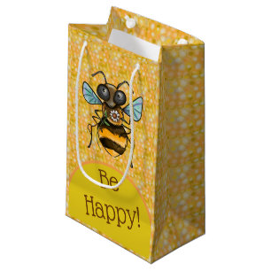 Be Happy Adorable Honeybee Small Gift Bag