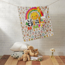 Be Happy Baby Blanket