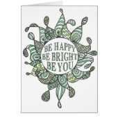 Be Happy Be Bright Be You (Front)