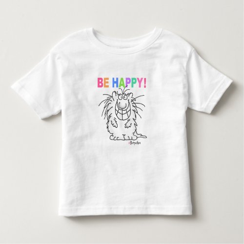 BE HAPPY Boynton Toddler T_shirt