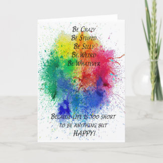 Be Happy Card