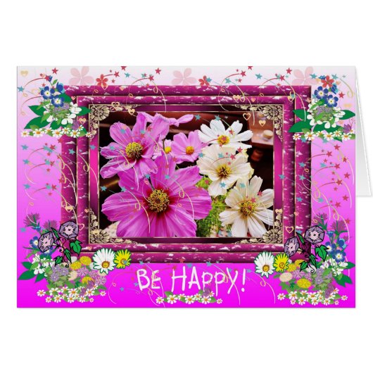 Be Happy! Cards (Front Horizontal)