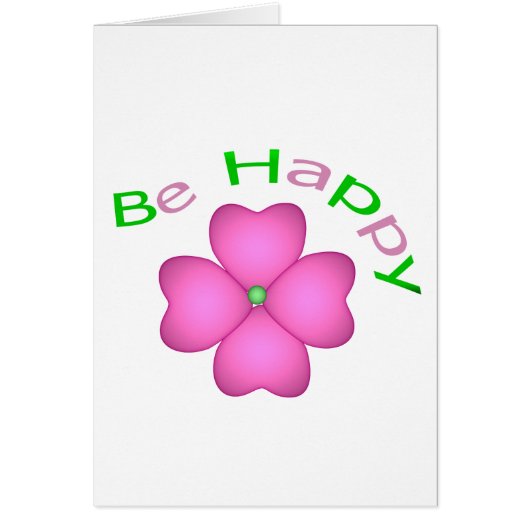 Be Happy Cards (Front)