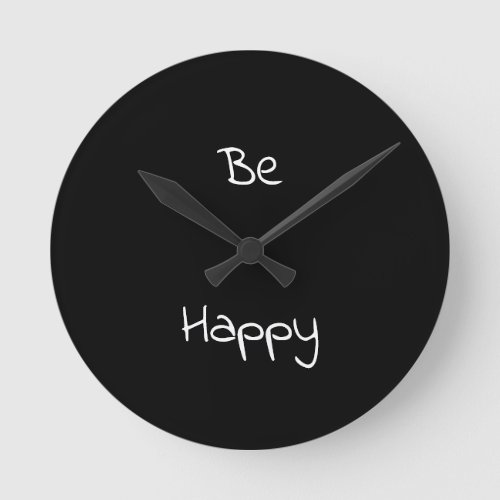 BE HAPPY CLOCK