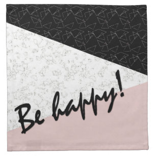 Be happy ! cloth napkin