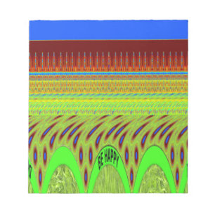 Be Happy Colorful Polka Dot Motif Gift Notepad