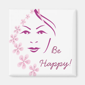 Be Happy Customized Magnet