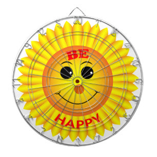 Be Happy Dart Board