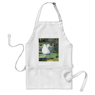 Be Happy Duck Adult Apron