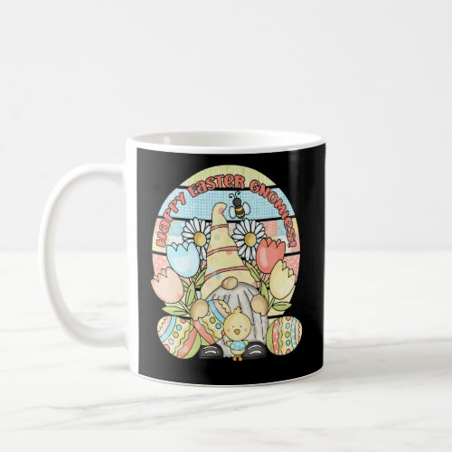 Be Happy Dy Gnome Christian Easter Day Easter Bunn Coffee Mug