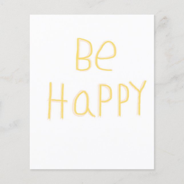 be happy flyer (Front)