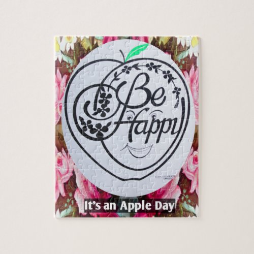 Be Happy Hand drawn  Jigsaw Puzzle
