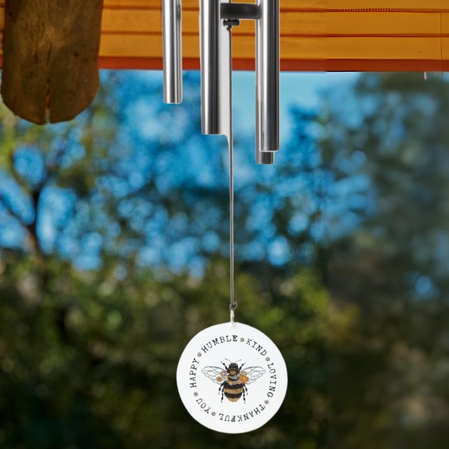 Be Happy Humble Kind Loving Thankful You Wind Chime (Creator Uploaded)