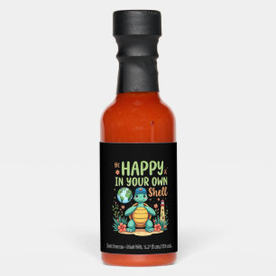 Be Happy In Your Own Shell Turtle Autism Awareness Hot Sauces