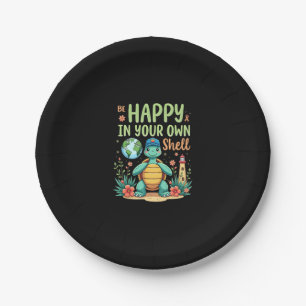 Be Happy In Your Own Shell Turtle Autism Awareness Paper Plates