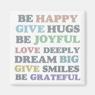 Be happy magnet