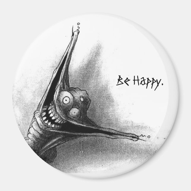 Be Happy Magnet (Front)