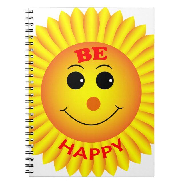 Be Happy Notebook (Front)