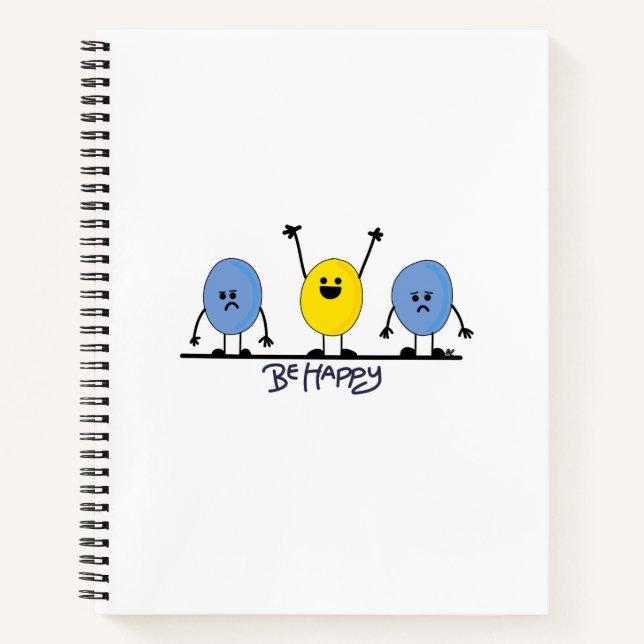 Be Happy Notebook (Front)